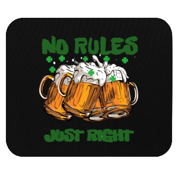 Discover st paddy funny day, green beer Irish day Mouse Pads