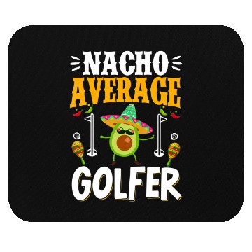 Discover Cinco de Mayo Nacho Average Golfer Golfing Mexican Mouse Pads