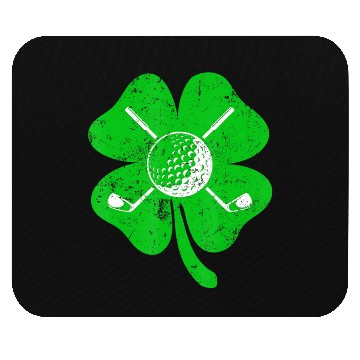 Discover Retro Irish Shamrock Golf Sports Lover St Patrick Mouse Pads