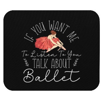 Discover Ballet Dancer Dance Girl Ballerina Mouse Pads