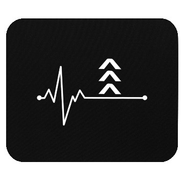 Discover Heart beat down syndrome Awareness down right perf Mouse Pads