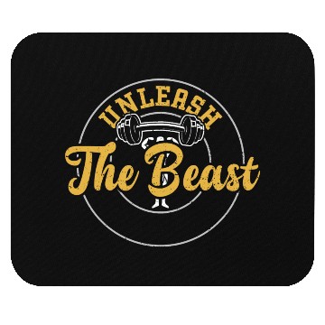 Discover Unleash The Beast - Gym Mouse Pads