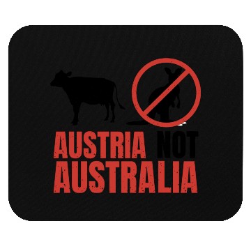Discover Austria Not Australia Kangaroos Funny Pun Mouse Pads