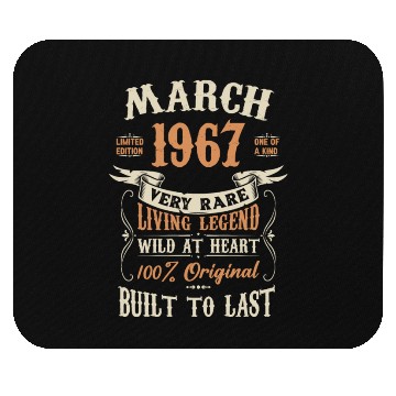 Discover March 1967 Birthday Surprise Mouse Pads