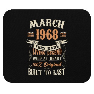 Discover March 1968 Birthday Surprise Mouse Pads