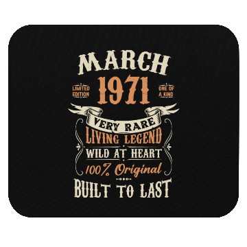 Discover March 1971 Birthday Surprise Mouse Pads