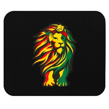 Discover Lion Juneteenth Cool Black History African America Mouse Pads