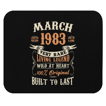 Discover March 1983 Birthday Surprise Mouse Pads