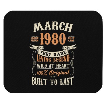 Discover March 1980 Birthday Surprise Mouse Pads