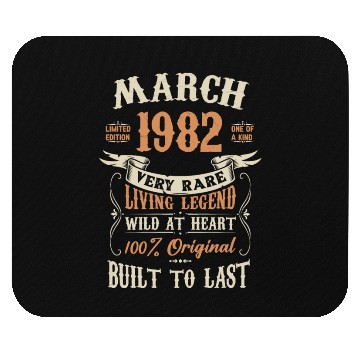 Discover March 1982 Birthday Surprise Mouse Pads
