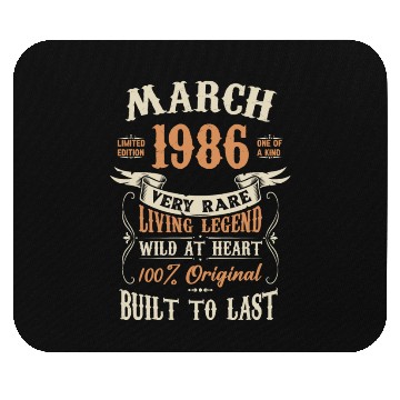 Discover March 1986 Birthday Surprise Mouse Pads