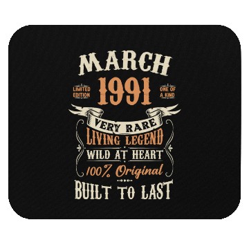 Discover March 1991 Birthday Surprise Mouse Pads