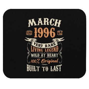 Discover March 1996 Birthday Surprise Mouse Pads