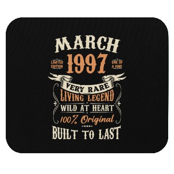 Discover March 1997 Birthday Surprise Mouse Pads