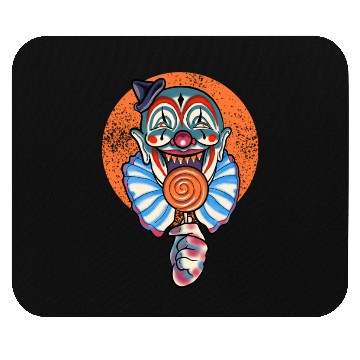 Discover Horror Candy Corn Clown Mouse Pads