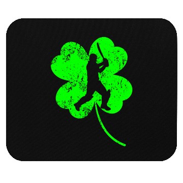 Discover Cricket St. Patrick's day shamrock Mouse Pads