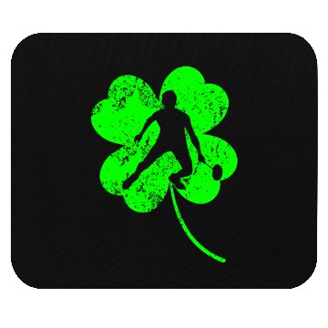 Discover Badminton St. Patrick's day shamrock Mouse Pads