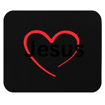 Discover I Love Jesus Mouse Pads!