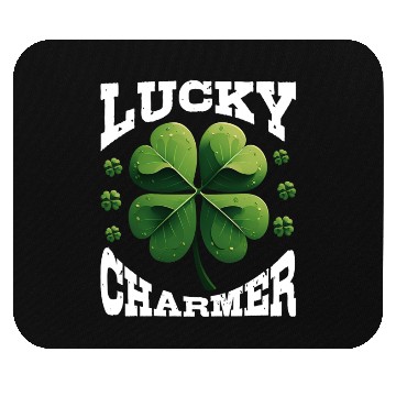 Discover Lucky Charmer Shamrock St Patrick's Day Mouse Pads