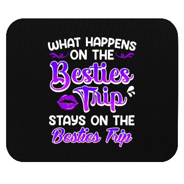 Discover Besties Trip Friends Summer Vacation Spring Break Mouse Pads