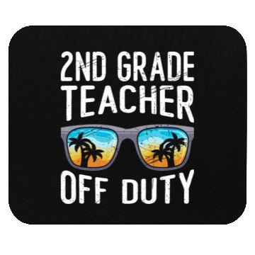 Discover Second grade class teacher off duty school teacher Mouse Pads