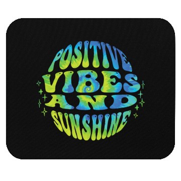Discover Positive Vibes and Sunshine Summer Party Mouse Pads