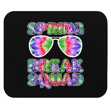 Discover Spring Break Squad Summer Vacation Spring Break Mouse Pads
