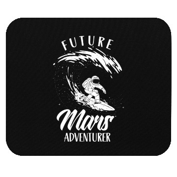 Discover Future Mars Adventurer Space Explorer Planet Mouse Pads