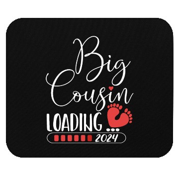 Discover Big cousin loading 2024 for pregnancy announcement Mouse Pads