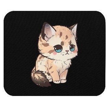 Discover Brown Kitten Mouse Pads