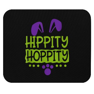 Discover Cute Sunday School or Egg Hunt Hippity Hoppity Mouse Pads