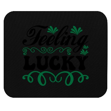 Discover feeling lucky Mouse Pads