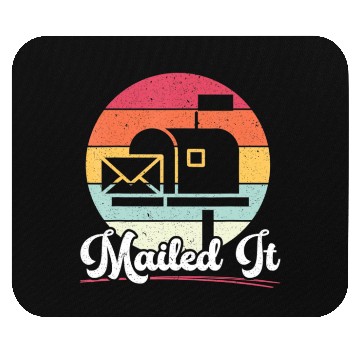 Discover Mailed It Postal Worker Mailman Delivery Mail Esco Mouse Pads