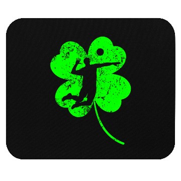Discover Volleyball St. Patrick's day shamrock Mouse Pads