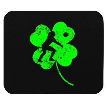 Discover Volleyball St. Patrick's day shamrock Mouse Pads