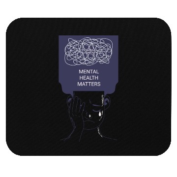 Discover mental health matter quote Mouse Pads