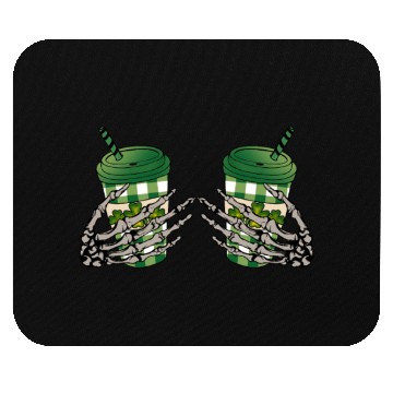 Discover Skeleton Hand Patricks day Graphics Mouse Pads