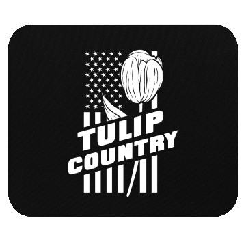 Discover Tulip Gardening Us Flag Tulips Mouse Pads