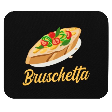 Discover Bruschetta Design Antipasto Mouse Pads