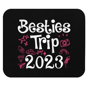 Discover Besties Trip 2023 Summer Vacation Spring Break Mouse Pads