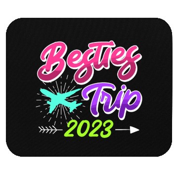 Discover Besties Trip 2023 Vacation Friends Spring Break Mouse Pads