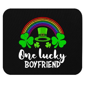 Discover One Lucky Boyfriend St Patrick's Day Mouse Pads