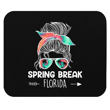 Discover Spring Break Florida off duty vacation teacher Mouse Pads