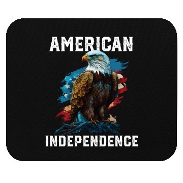 Discover American Independence American Bald Eagle 4th of Mouse Pads