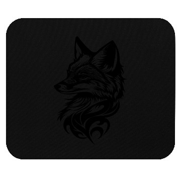 Discover Fox Portrait In T Tattoo Ink Mouse Pads