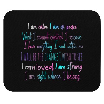 Discover "I am" Self Love Mantra Mouse Pads