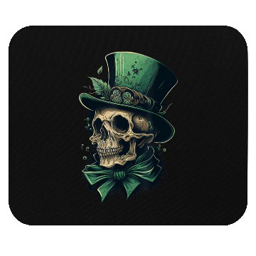 Discover St Patrick s Lucky Irish Skull Mouse Pads