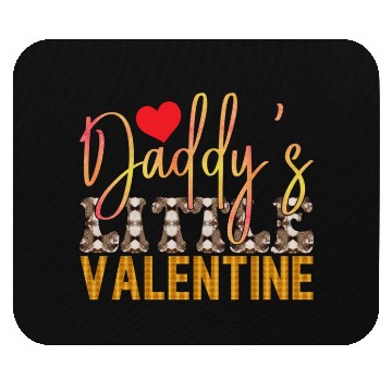 Discover Daddy s Little Valentine Sublimation Mouse Pads