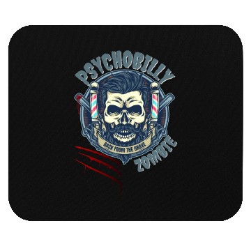Discover Psychobilly Zombie Retro Design Mouse Pads