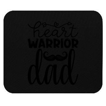 Discover Heart Warrior Dad Mouse Pads